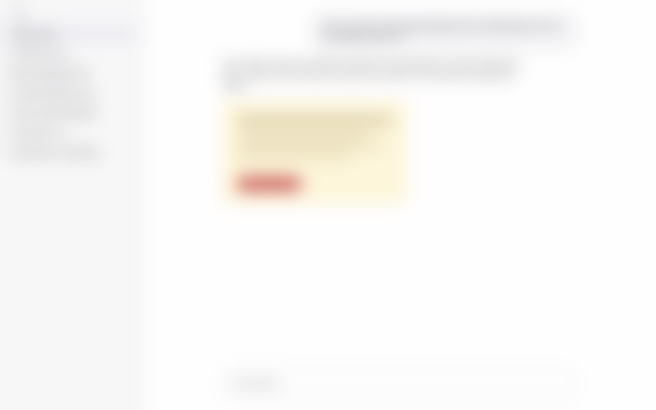 A chat page fully blurred by Veil's Present mode